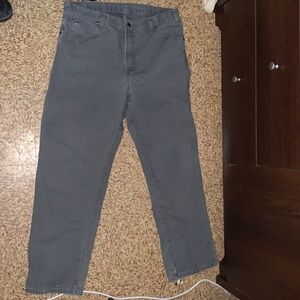 Dickies Gray Dungarees 36x32